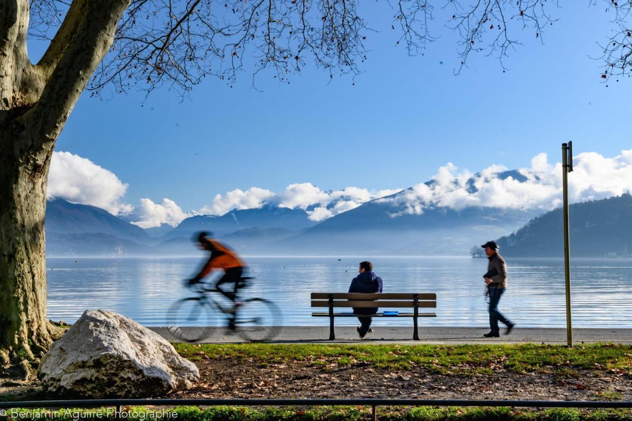 Les Mouettes du Lac n2 - Grand Studio à 100 m du Lac d'Annecy Esterno foto